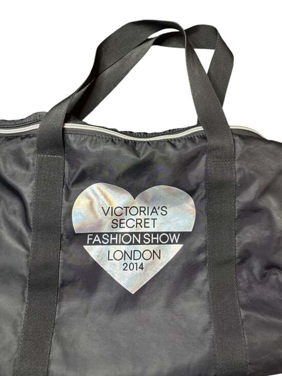 Victoria's Secret 2014 London Fashion Show Black Large Travel Tote Duffel Bag - Picture 3 of 7